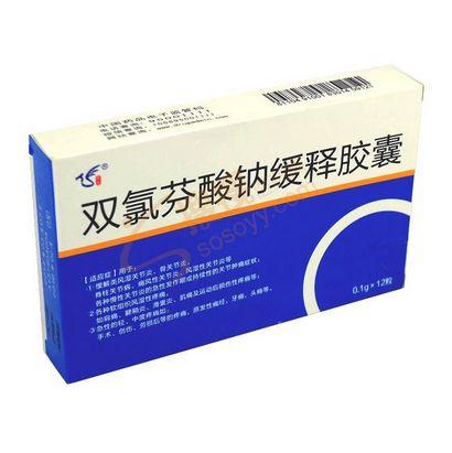 润都制药 双氯芬酸钠缓释胶囊 0.1g*12s-全药通-国内