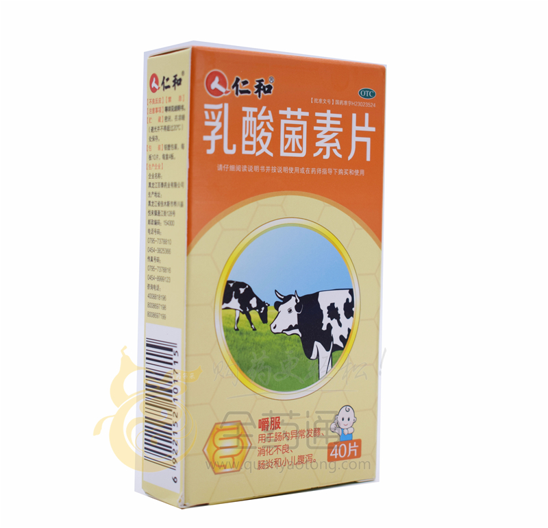 仁和 乳酸菌素片 0.2g*40s-全药通-国内药品批发采购b2b网上商城
