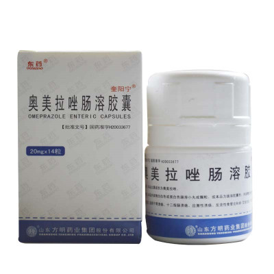 奎阳宁 奥美拉唑肠溶胶囊 20mg*14s厂:山东方明药业集团股份有限公司